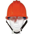 ANSI Approved Red Hard Hat w/ Chin Strap